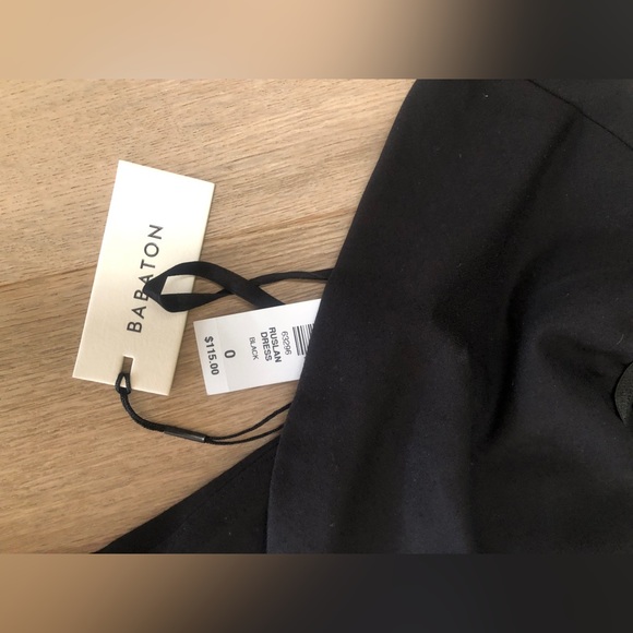 BNWT Aritzia Babaton Ruskin Dress black, size 0 - Picture 5 of 5